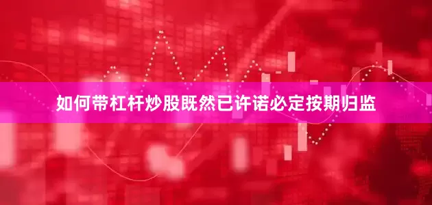 如何带杠杆炒股既然已许诺必定按期归监